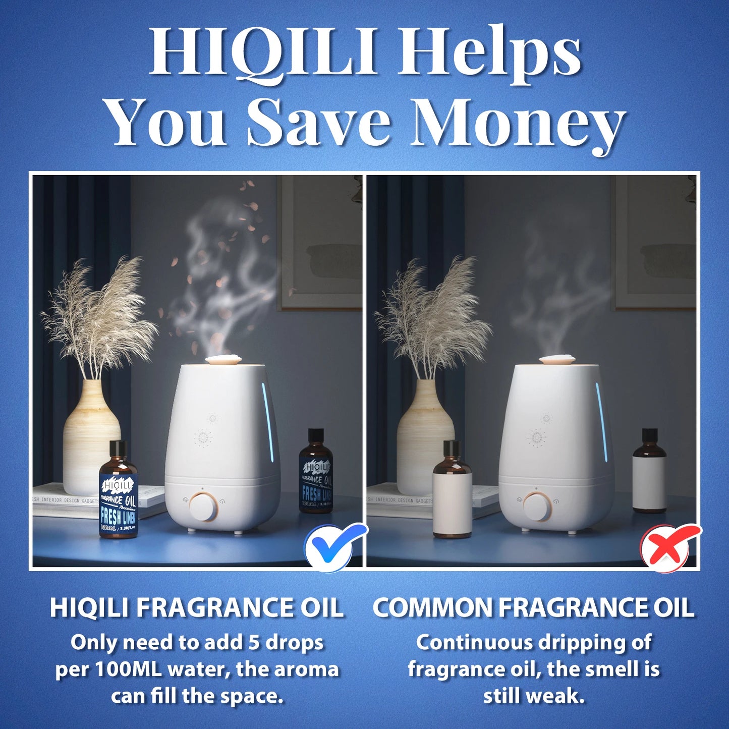 Hiqili Fresh Linen Fragrance Essential Oil For Diffuser