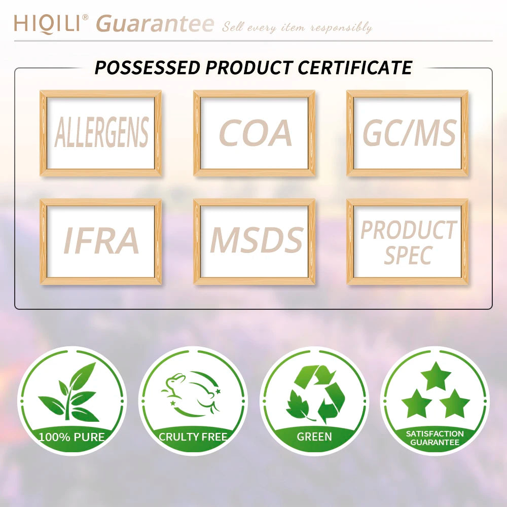 HIQILI Fragrance Oils Set Nature Theme Gift Aromatherapy