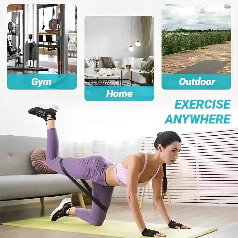 Ension Resistance Band Set 1 To 5 Piece TPE Elastic