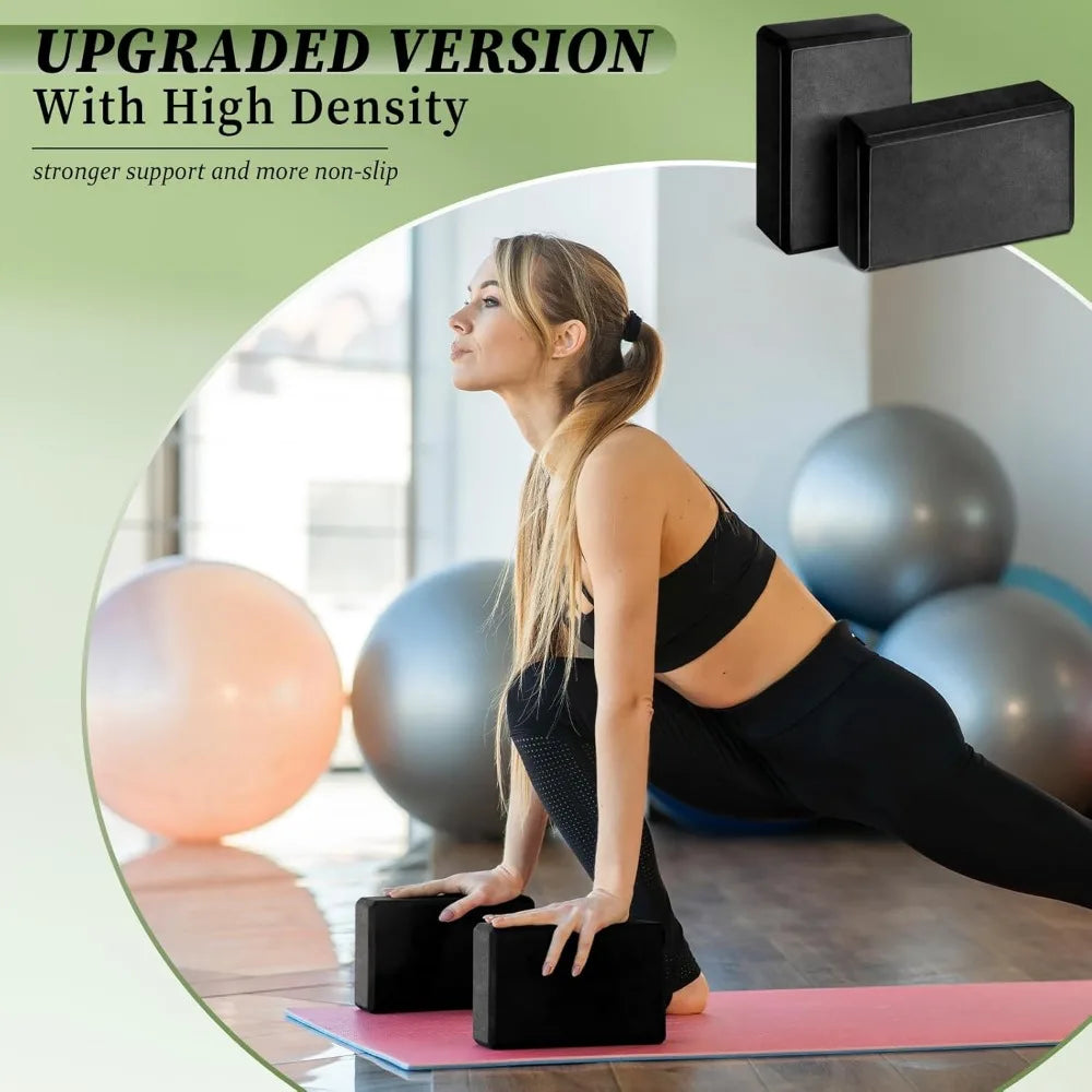 YTYINH EVA Yoga Block Set 20 Piece Non Slip FoamCore