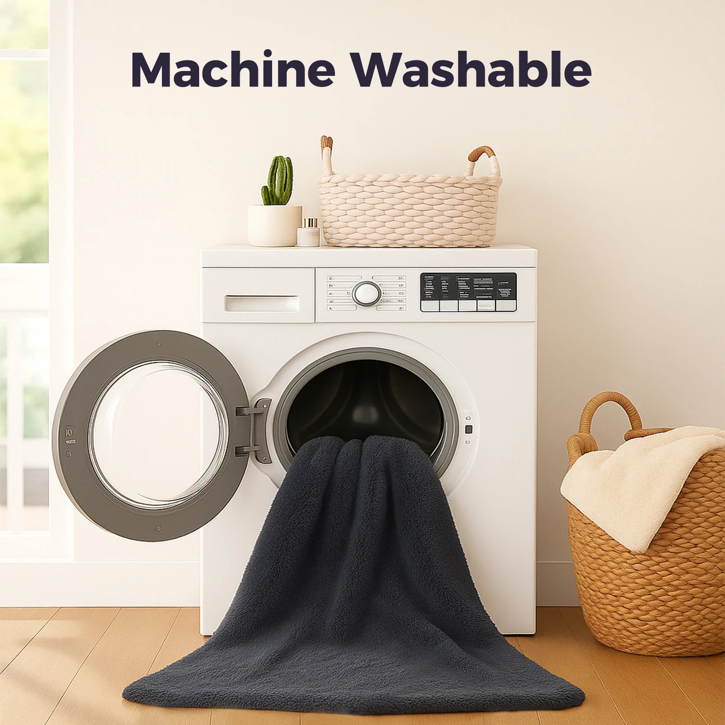 PEQULTICN Dog Bed Mat Foldable Portable Machine Washable