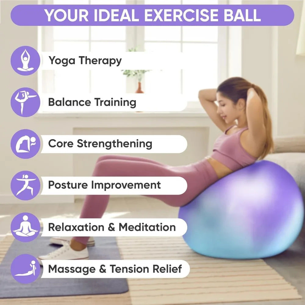 SHXI Yoga And Pilates Ball Anti Slip Heavy Duty Ball