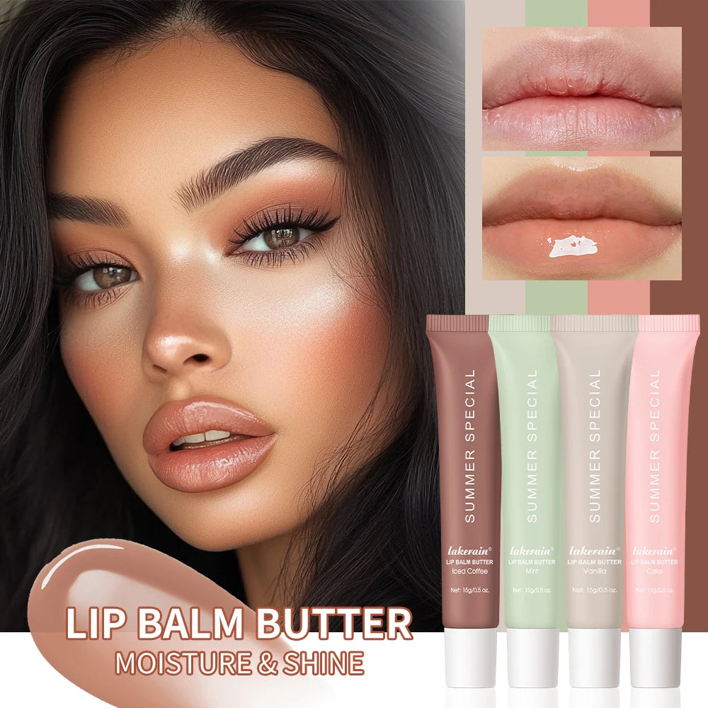 Lakerain Lip Balm Set 4 Pack Deep Moisturizing Lip Care