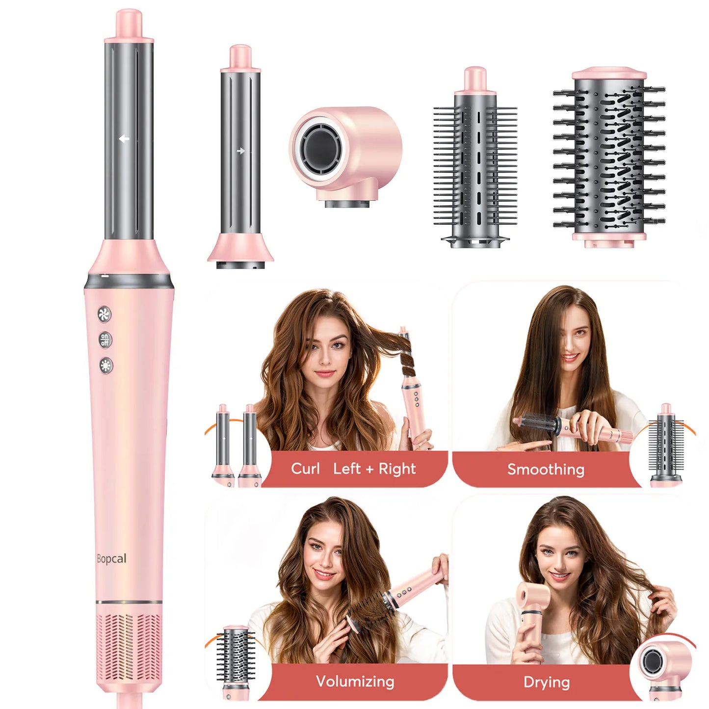 BOPCAL 5 In 1 Haircare Dryer Hot Air Styling Equipment