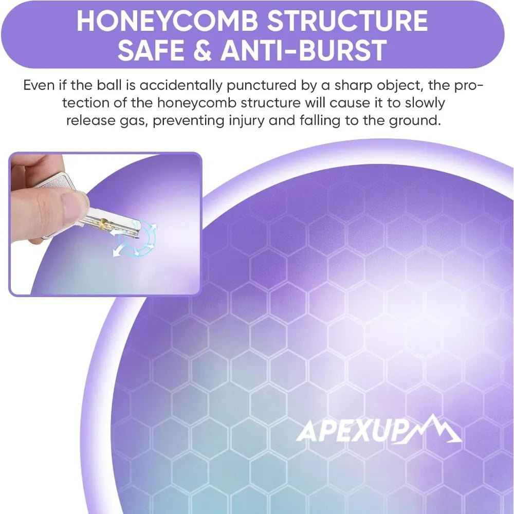 SHXI Yoga And Pilates Ball Anti Slip Heavy Duty Ball