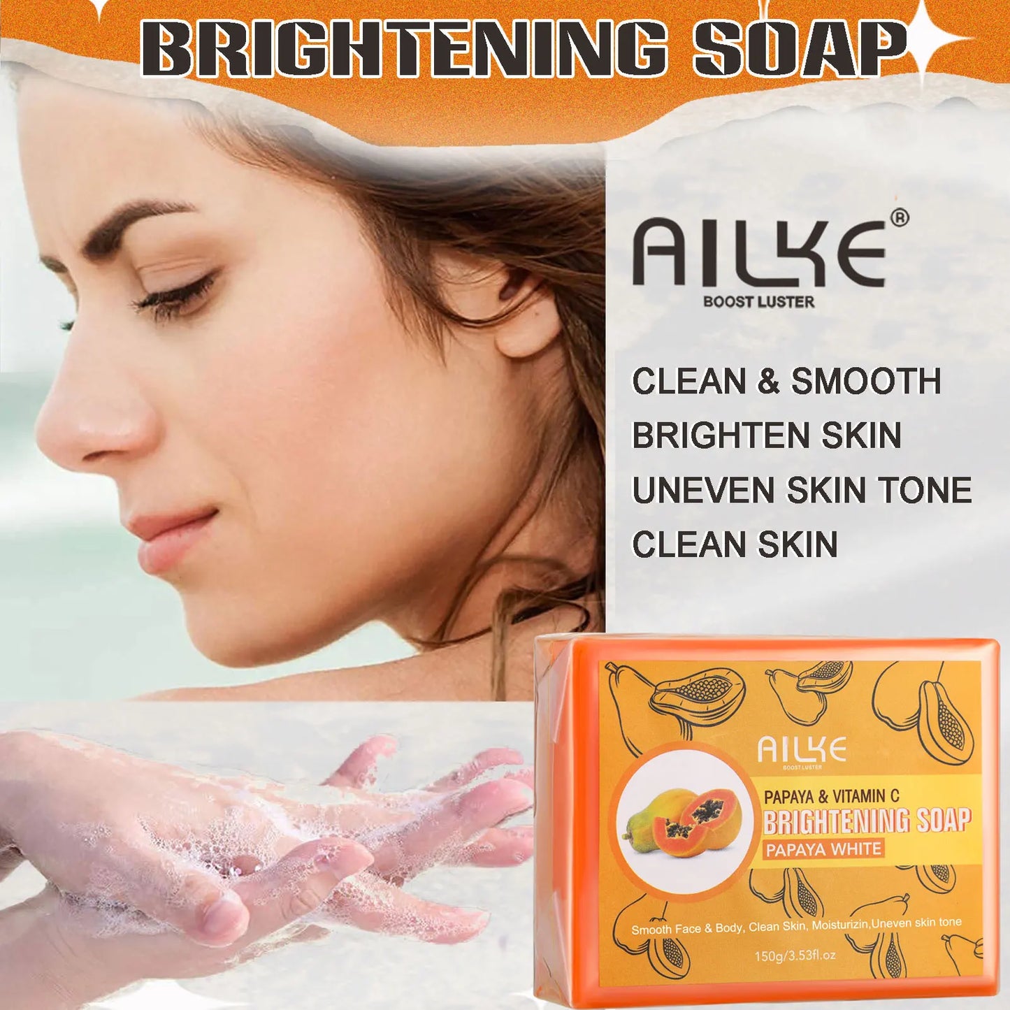 AILKE Glutathione 5-In-1 Skin Whitening Kit With Serum
