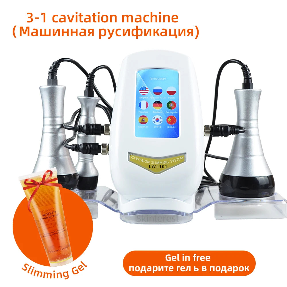 MISSHEARTH 3 In 1 Beauty Massager Body Slimming Cavitation
