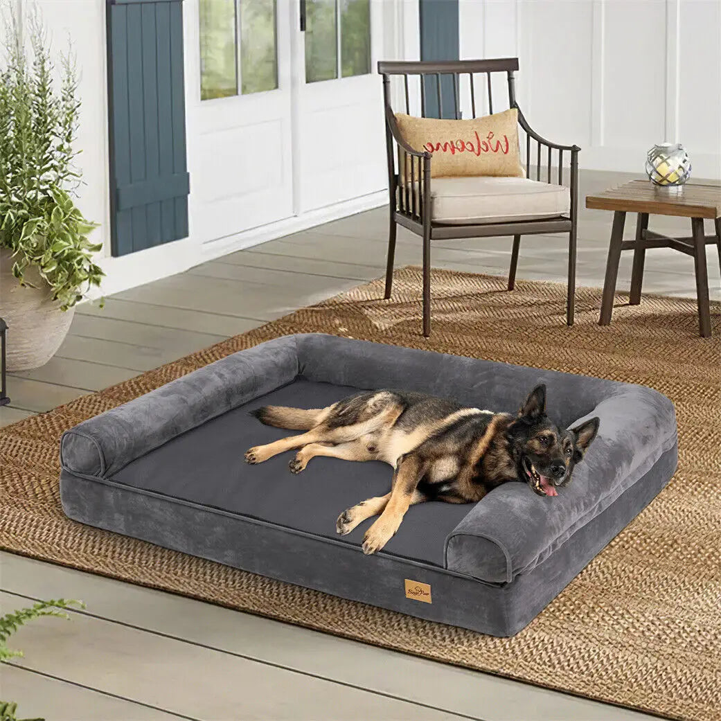 BINGOPAWCN Orthopedic Dog Bed Removable Washable Cover