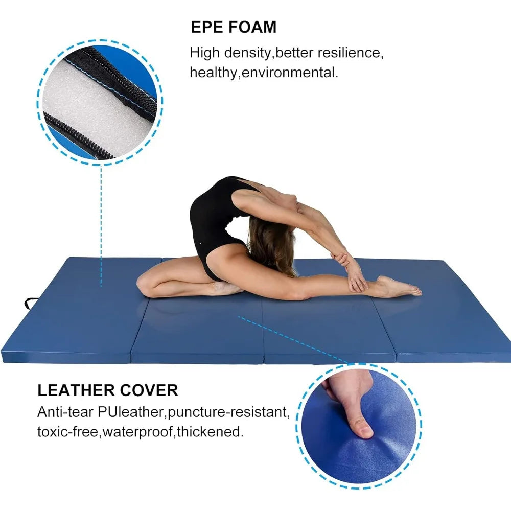 Chengwei Folding Gymnastics Exercise Mat for Yoga Aerobics