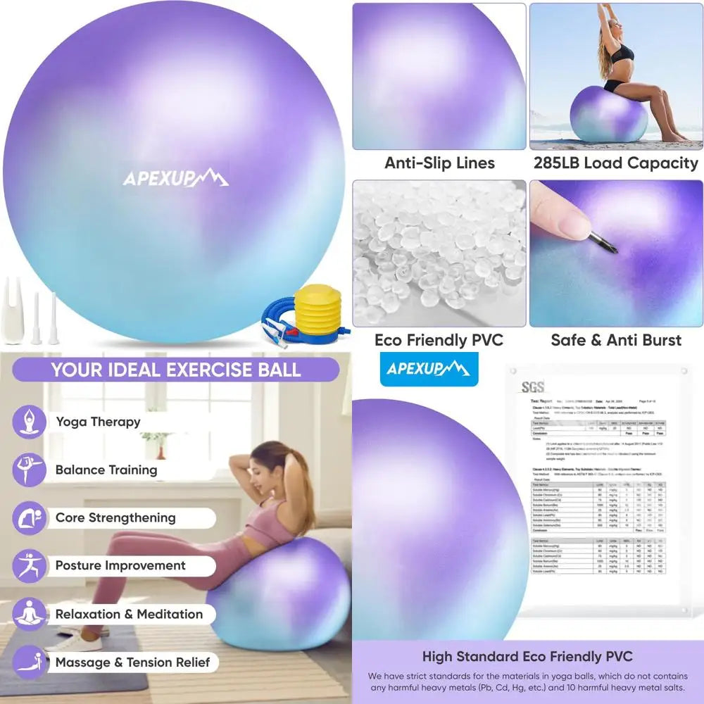SHXI Yoga And Pilates Ball Anti Slip Heavy Duty Ball