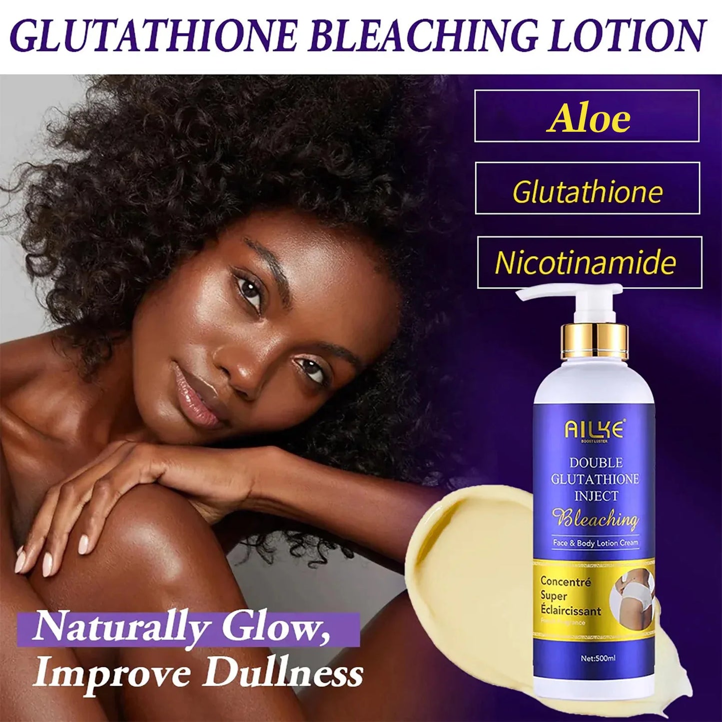 AILKE Glutathione 5-In-1 Skin Whitening Kit With Serum
