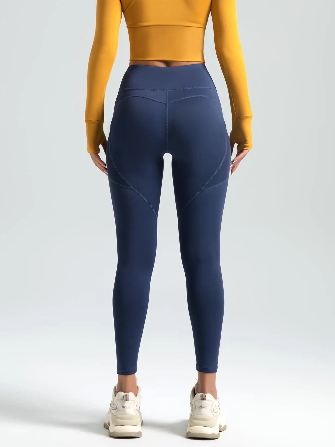 Guangdong Teen Girls Leggings With Pockets Tummy Control