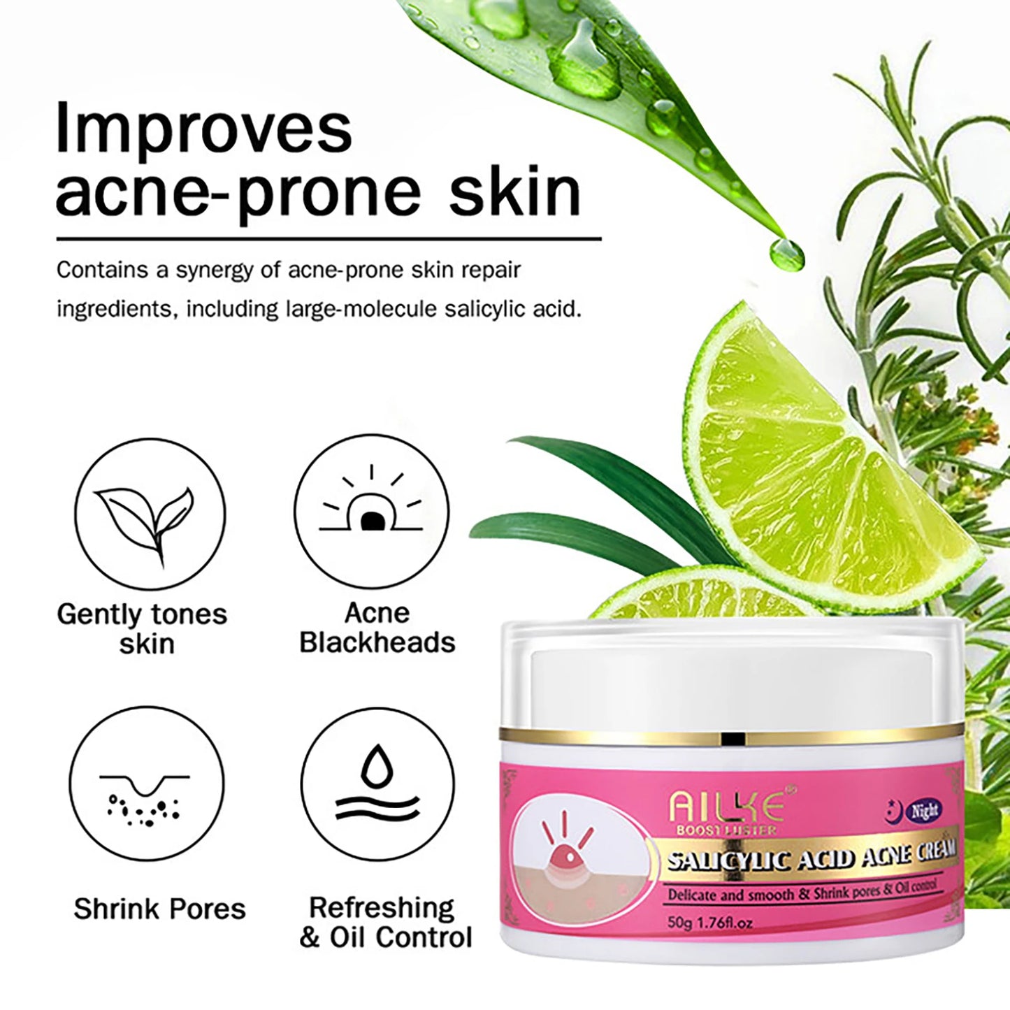 AILKE AHA Organic Skin Brightening Set Whitening Lotion