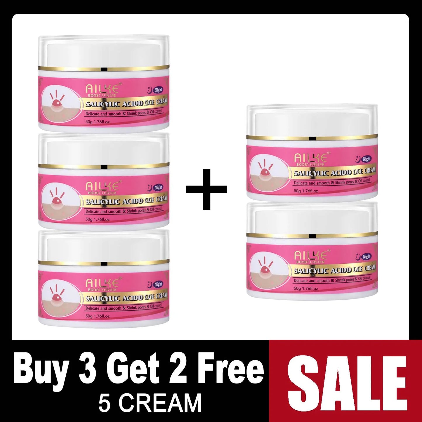 AILKE AHA Organic Skin Brightening Set Whitening Lotion