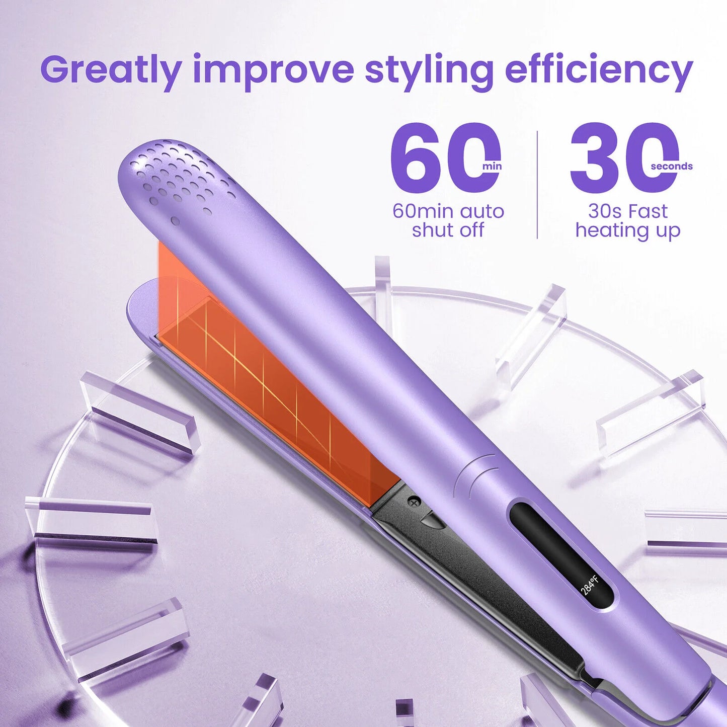 Bliss Core Living Sejoy 2 In 1 Hair Curler And Straightener