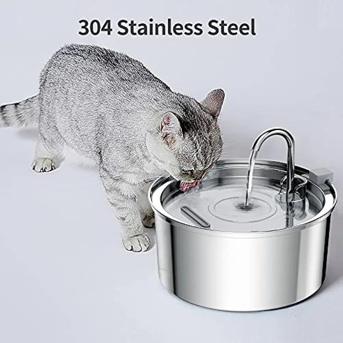 VOFORD Automatic Cat Water Fountain Stainless Steel