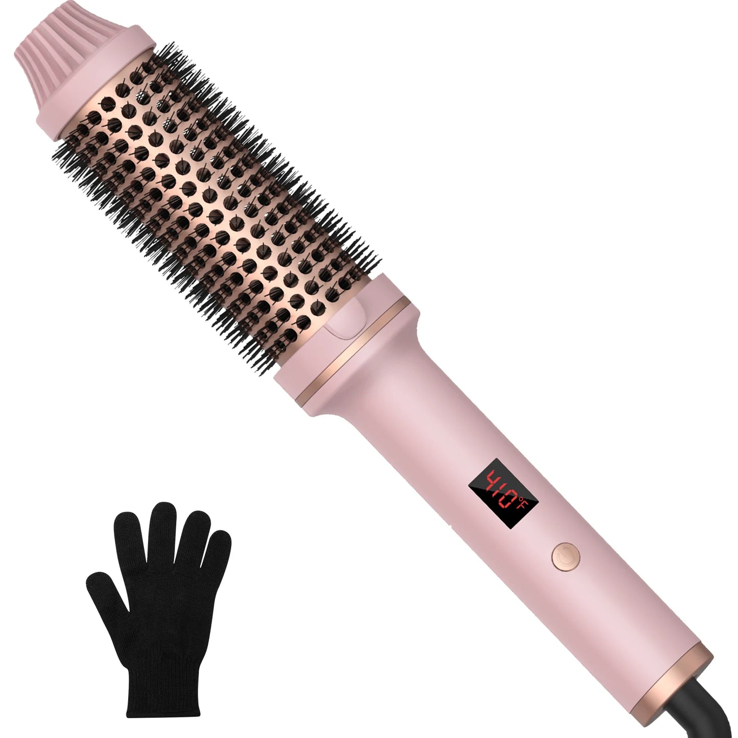 UKLISS Ionic Heated Round Brush For All Hair Types 10 Temp
