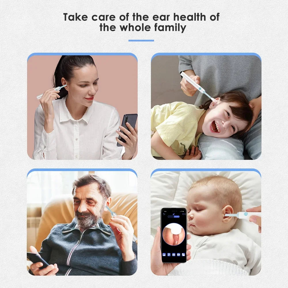 Hailicare Smart Ear Cleaner With Camera WiFi And LED Lights