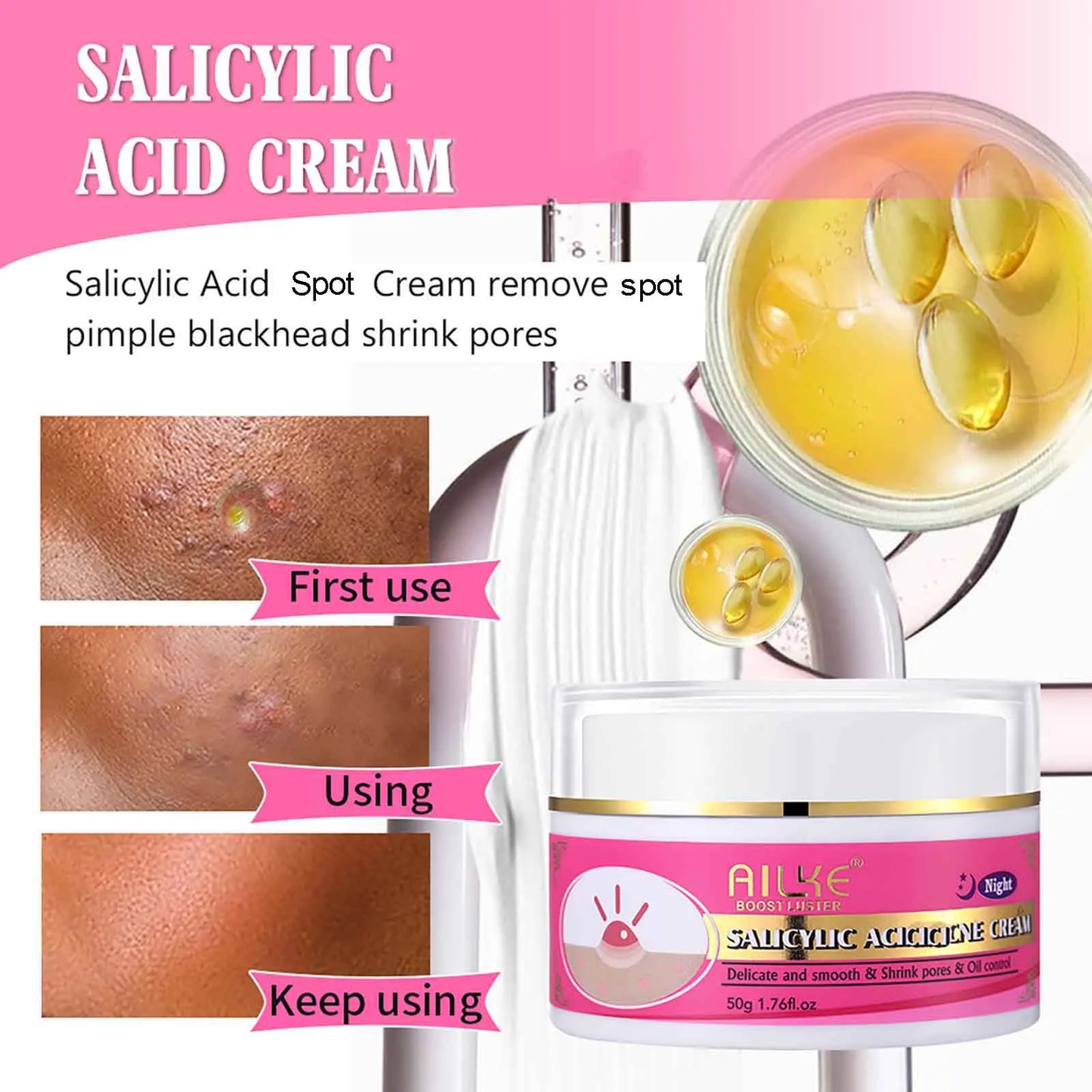 AILKE AHA Organic Skin Brightening Set Whitening Lotion