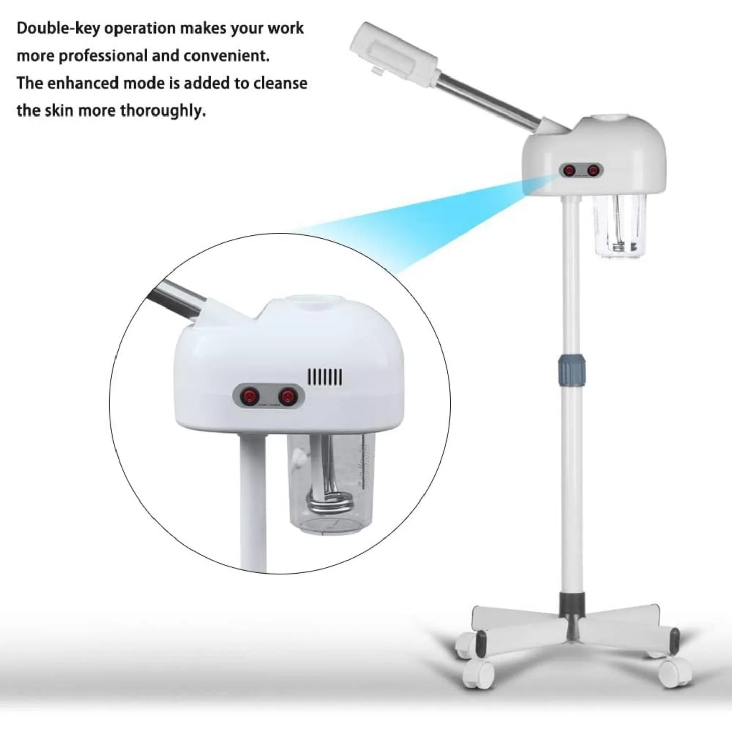 Bymaocar Facial Steamer For Home Spa Cleans Pores Daily