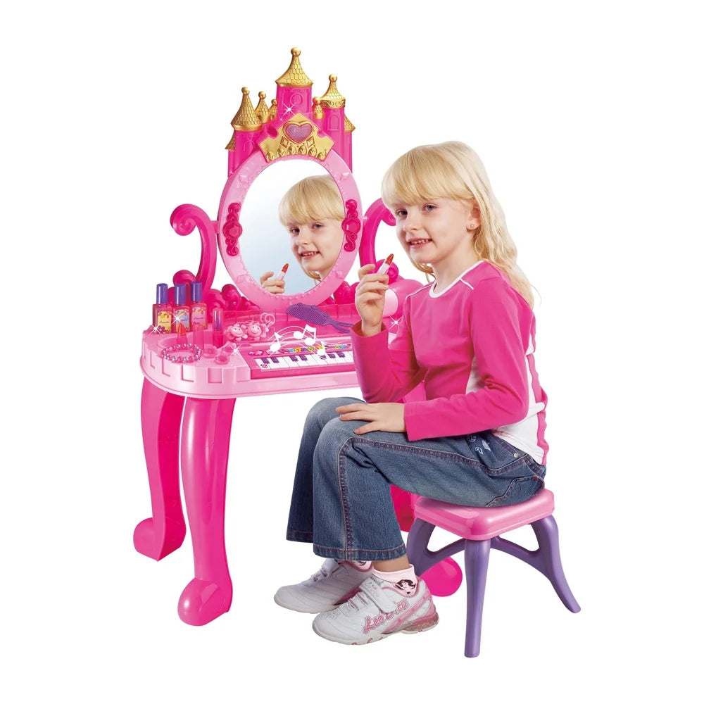DUTRIEUX Music And Lights Castle Vanity Set With Stool
