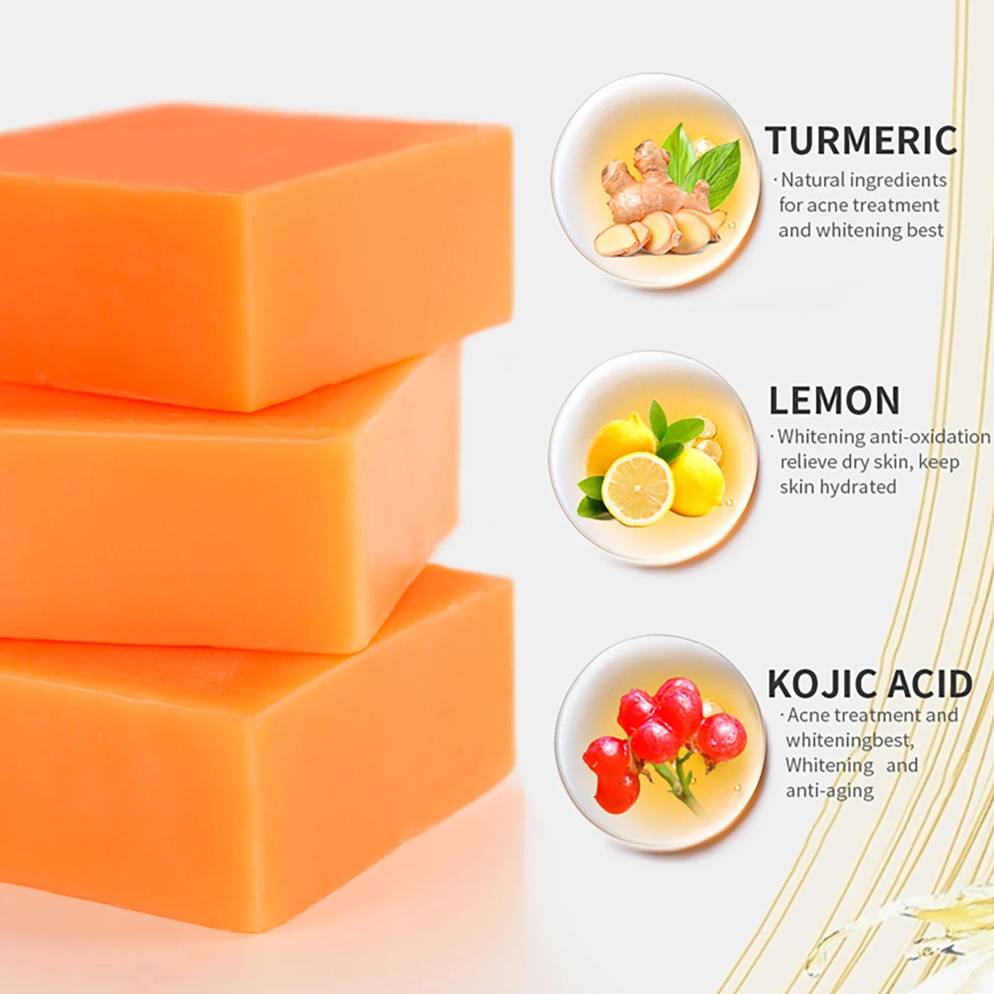 AILKE Turmeric Whitening Skin Care Set With Glutathione Aloe