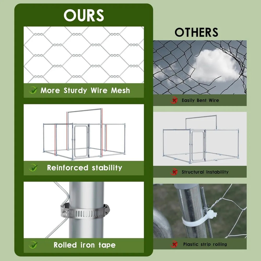 High Concerned Kennel House Mesh Outdoor Dog Cage Playpen