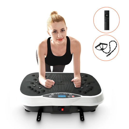 H Vibration Plate Exercise Machine Fat Burning Home Fitness