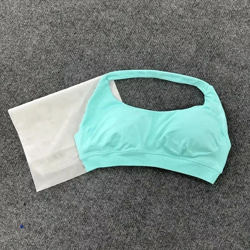 Clothing Impact Sports Bra Seamless Halter Open Back Yoga Top