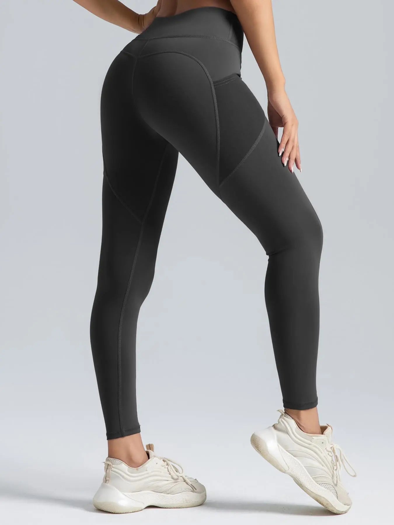 Guangdong Teen Girls Leggings With Pockets Tummy Control