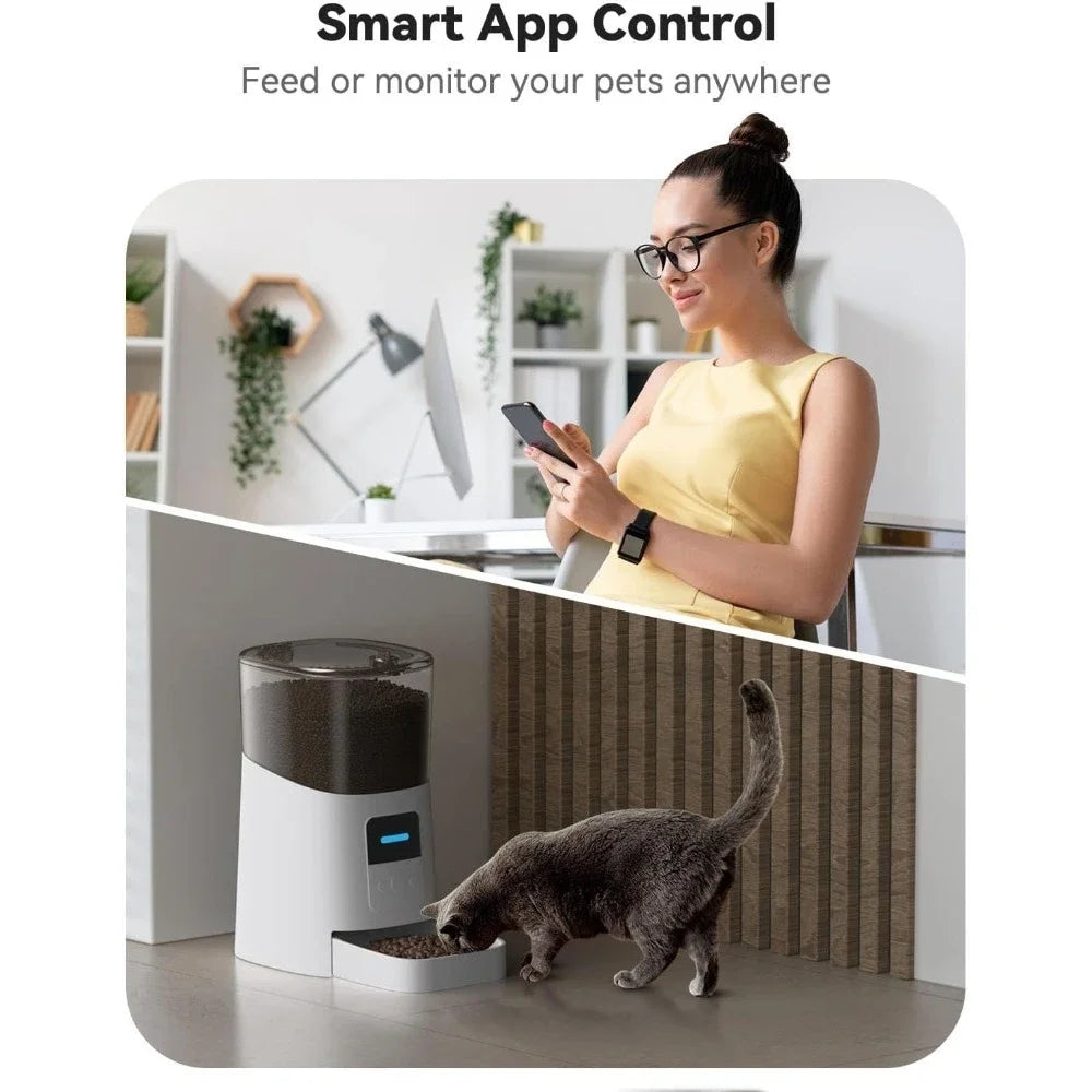 Bliss Core Living 6L WiFi Automatic Cat And Dog Feeder