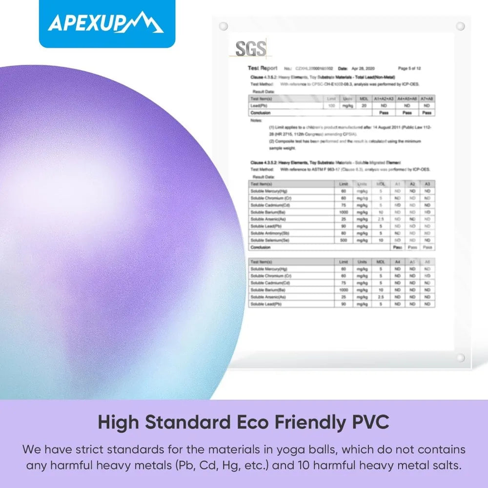 SHXI Yoga And Pilates Ball Anti Slip Heavy Duty Ball