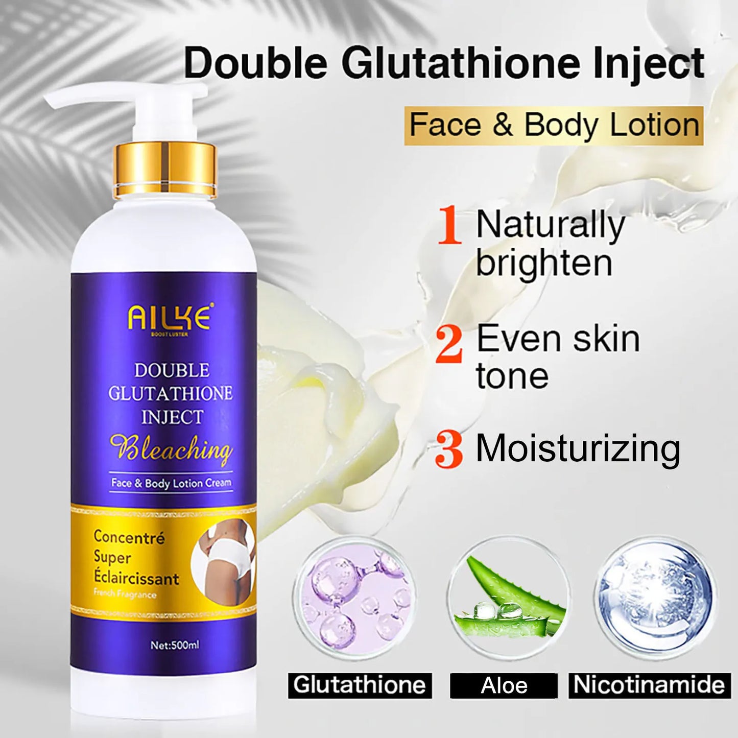 AILKE Glutathione 5-In-1 Skin Whitening Kit With Serum