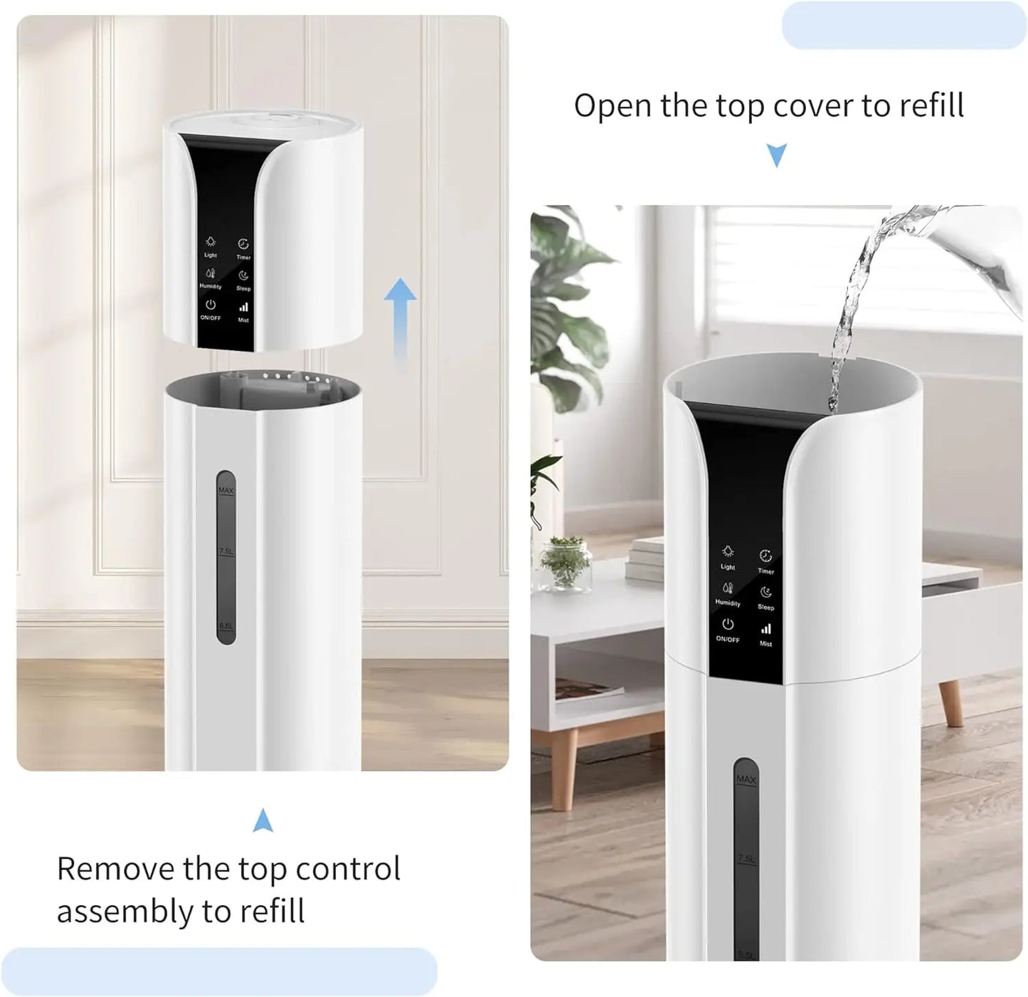 Sejoy Ultrasonic Humidifier Bedroom Essential Oil Remote