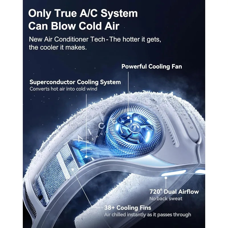 AICE LITE Neck Air Conditioner 6000mAh Portable Cooling Fan