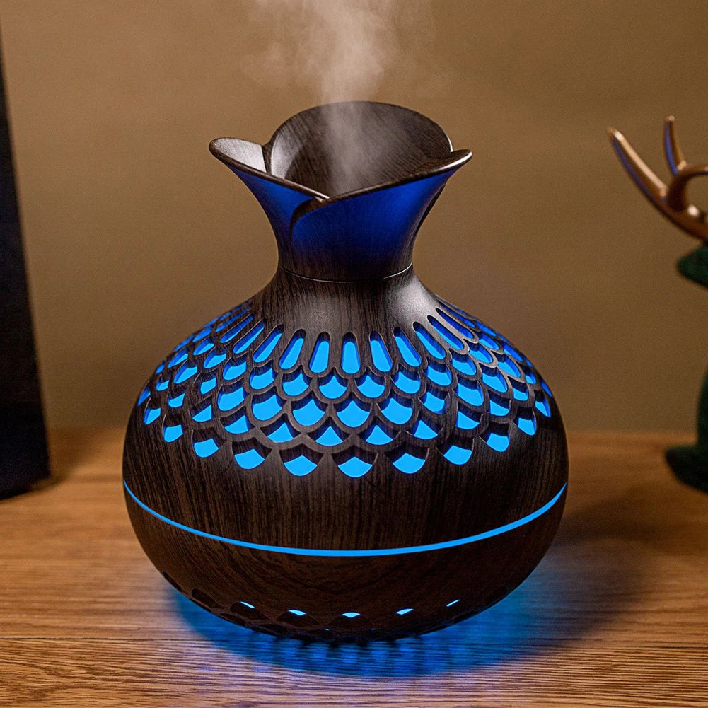 Flower Humidifier Aromatherapy Diffuser USB Rechargeable