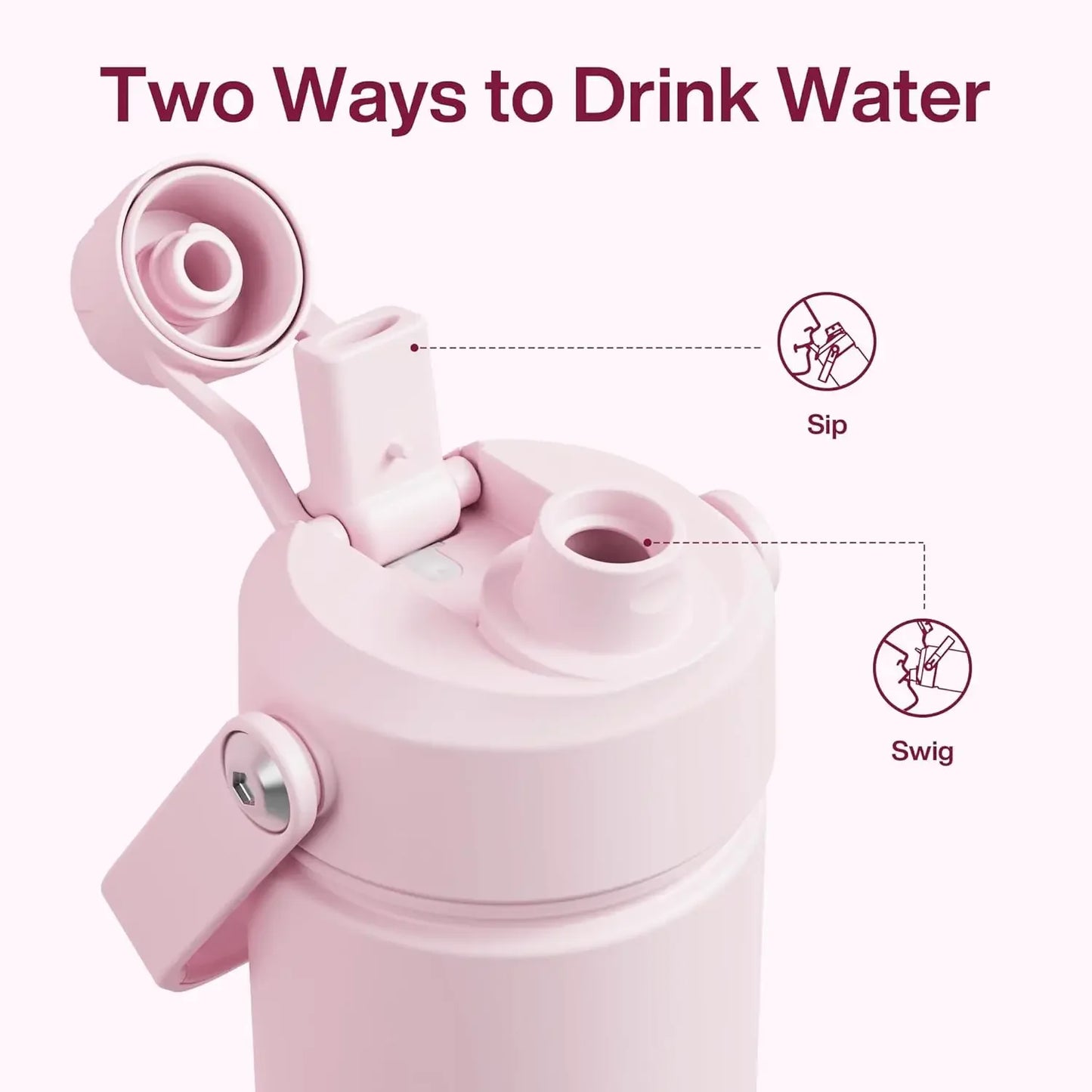 Hign-Concerned Insulated Water Bottle Keeps Cold All Day