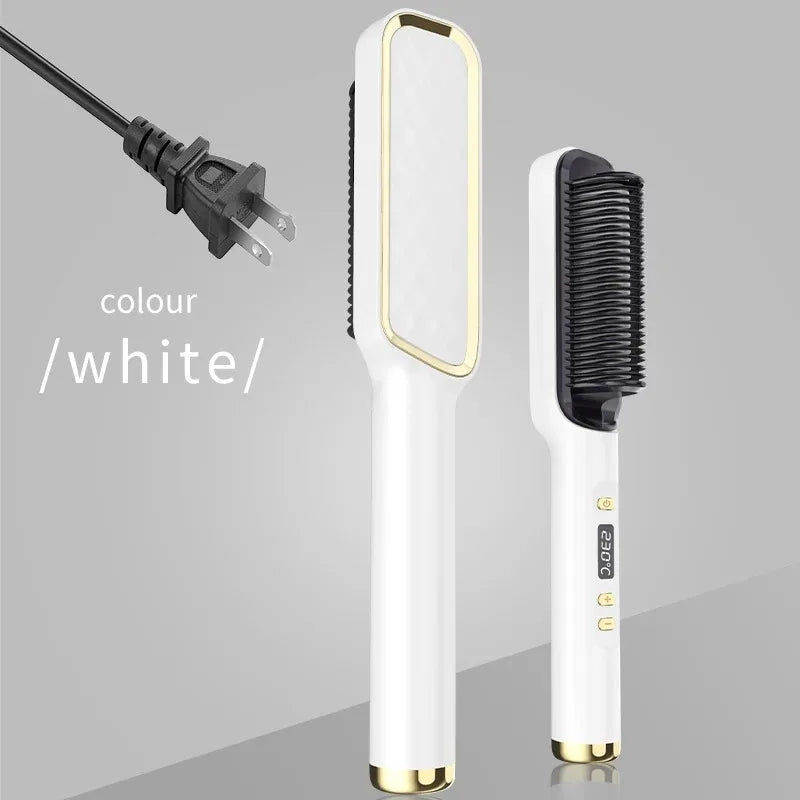 Multifunctional Hot Comb for Hair with Negative Ions