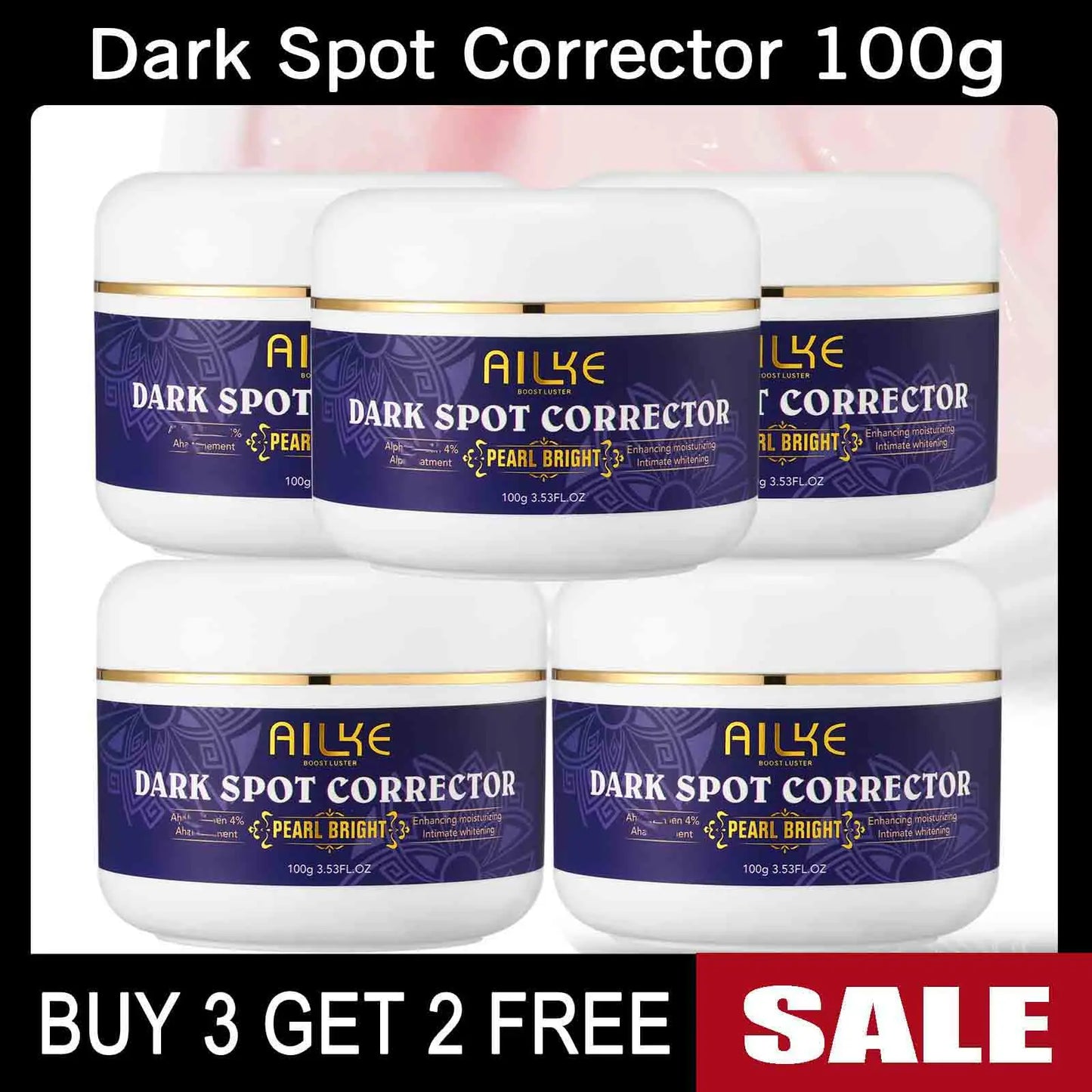 AILKE Glutathione 5-In-1 Skin Whitening Kit With Serum