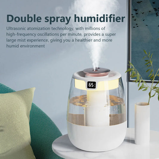 XMSJ Air Humidifier With Double Spray Port And Cool Mist